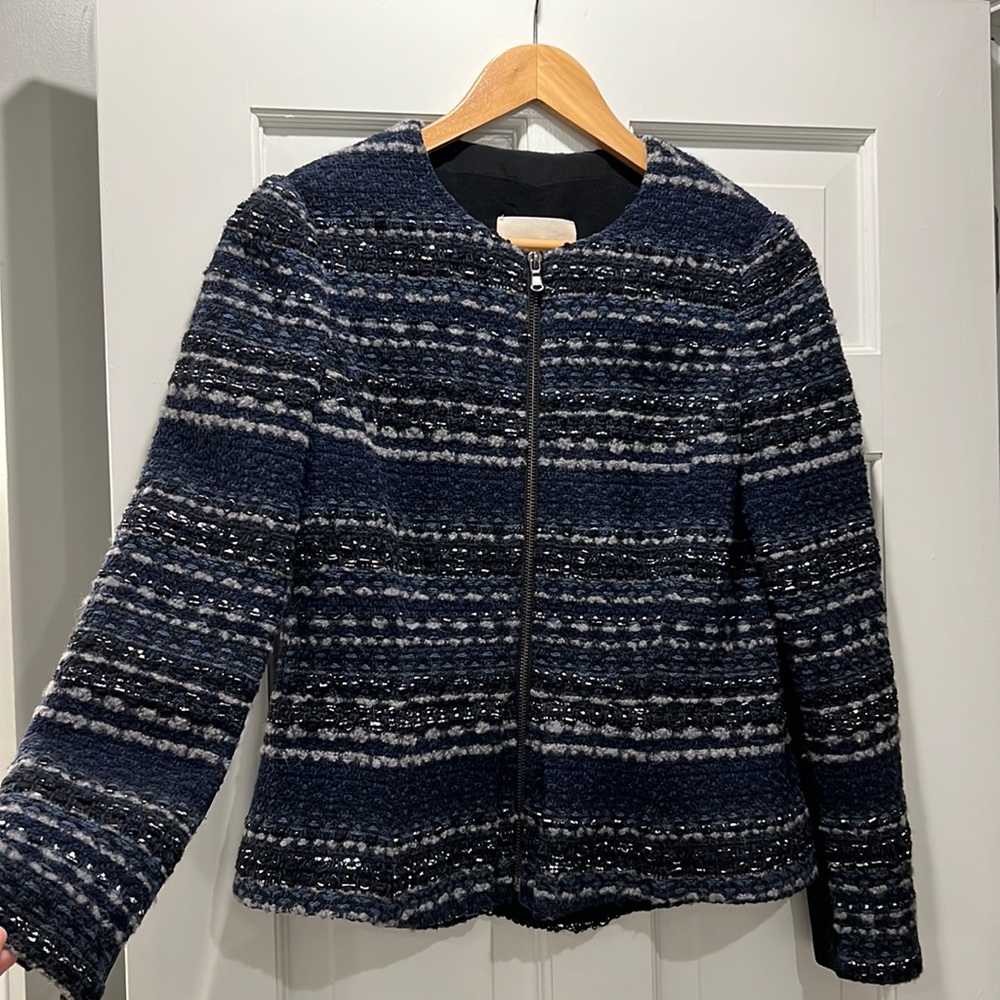 Rebecca Taylor tweed zip jacket